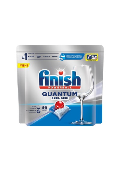 Finish Quantum Essentials Bulaşık Tableti 36lı, Derin Temizlik Ve Parlaklık 2'li Ekonomik Paket Tarı