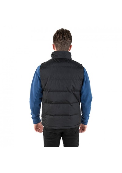 Trespass Clasp Padded Gilet Erkek Yelek Siyah Siyah