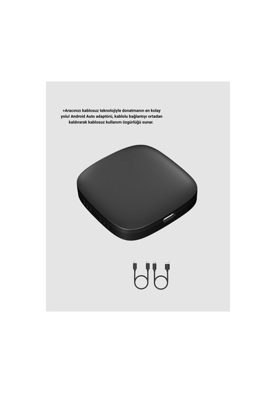 Android Auto Kablosuz Adaptör Bluetooth 5.0 Ve 5.8ghz Wifi Destekli Yeni Nesil Çok Renkli