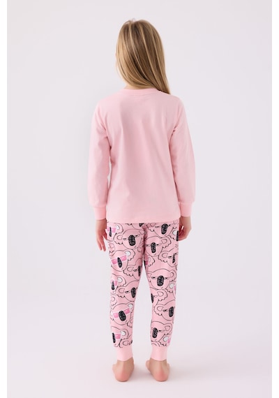 Rolypoly Kız Çocuk Pembe Pijama Takımı Rp3491-c-v2 Pembe