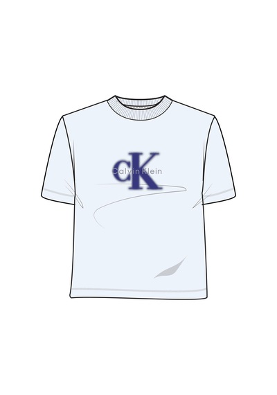 Ss Kadın Boxy Seasonal Monologo Graphic Beyaz T-shirt-13081 Beyaz