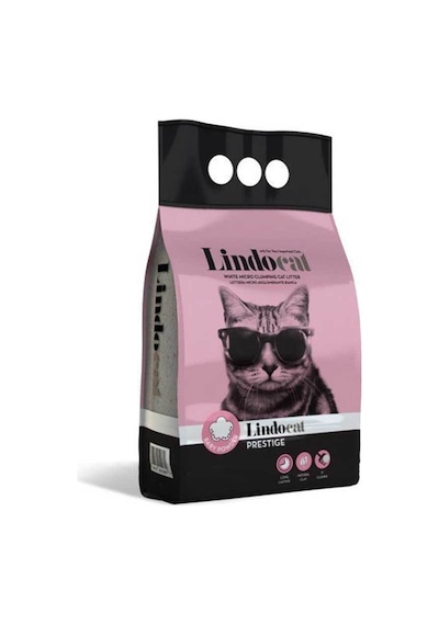 Lindo Cat Bebek Pudra Kokulu İnce Taneli Topaklaşan Kedi Kumu 5 L