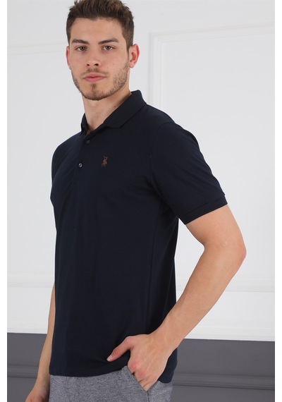 T8581 Dewberry Erkek T-shırt-lacivert Lacivert