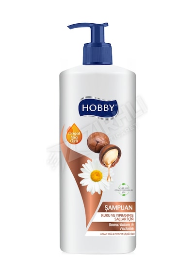 5 Adet Hobby Kuru Ve Yıpranmış Saçlar İçin Argan Yağı Ve Papatya Çiçeği Özü 1000 Ml