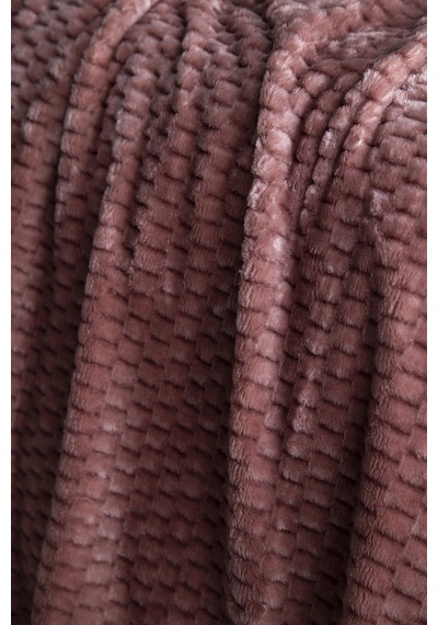Tek Kişilik Trusty Pembe Jakar Desen Battaniye 160x220 Cm Pembe