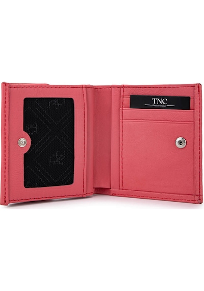 Tamer Tanca Unisex Hakiki Deri Pembe Cüzdan 688 1415 Czdn Y25 Pembe Pembe
