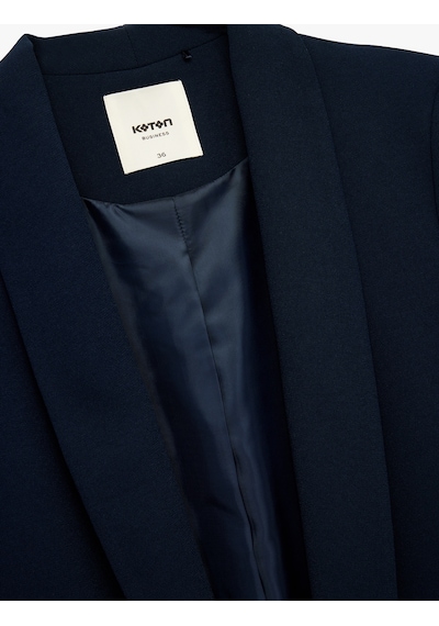 Koton Krep Kumaş Regular Fit Şal Yaka 3/4 Kollu Blazer Ceket Lacivert 6wak50014uw Lacivert Koton Krep Kumaş Regular Fit Şal Yaka 3/4 Kollu Blazer Ceket Lacivert 6wak50014uw Lacivert