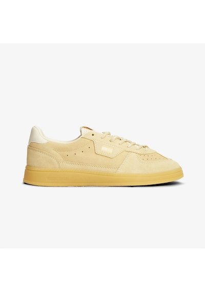 Tommy Hilfiger The Greenwich Edge Suede Kadın Sarı Spor Ayakkabı En0en03050