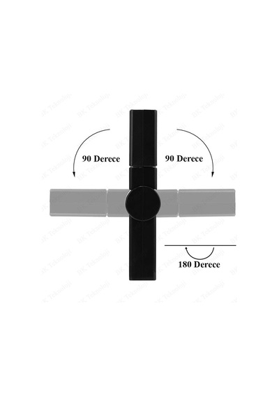 360 Derece Ayarlanabilir HDMI Dişi - Dişi Adaptör