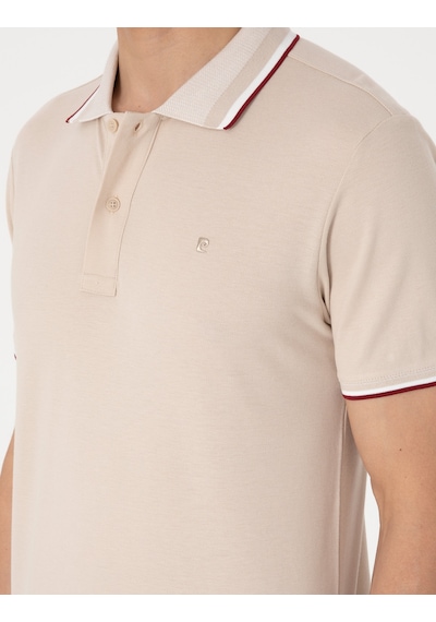 Pierre Cardin Erkek Bej Tişört 50310203-vr011 Bej