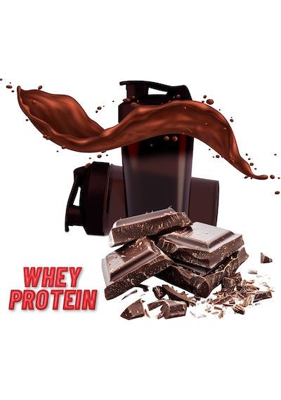 Whey Protein Wpc %80 -vitamin B6&b7 Takviyeli -enzim Destekli -çikolata Aromalı 1050gr 30 Servis