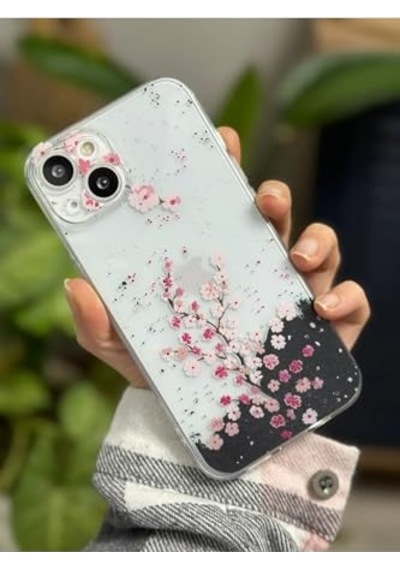 Iphone 14 Plus İle Uyumlu Şeffaf Baskı Desenli Silikon Kılıf Diğer