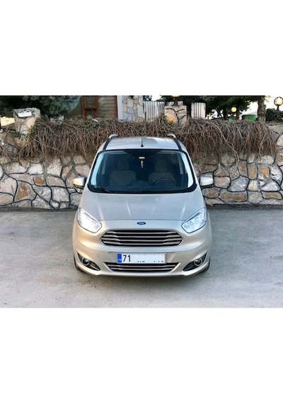 Ford Courier Uyumlu 2014-2017 Krom Ön Panjur 6 Parça Paslanmaz Çelik