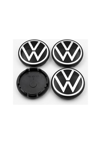 Vw Polo 2015-2025 T-cross 2019-2025 Taigo 2022-2025 Uyumlu 55-56 Mm Jant Göbeği 4 Lü Set 1s0 601 171 - 920225798
