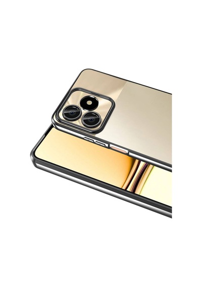 Realme C53 Kılıf Kamera Lens Korumalı Logo Gösteren İnce Hafif Pazarplus Rose Gold
