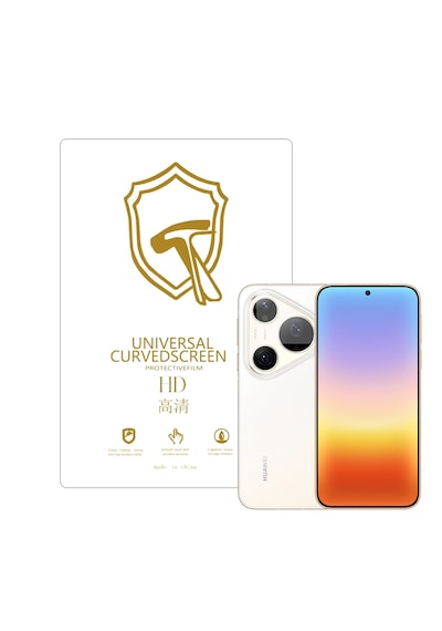 Microcase Huawei Pura 90s Pro Max Global İle Uyumlu Full Tpu Nano Arka Ekran Koruma Filmi - Ekm102