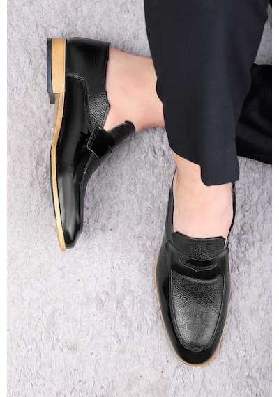 Ducavelli Milazzo Hakiki Deri Erkek Klasik Ayakkabı, Loafer Klasik Ayakkabı