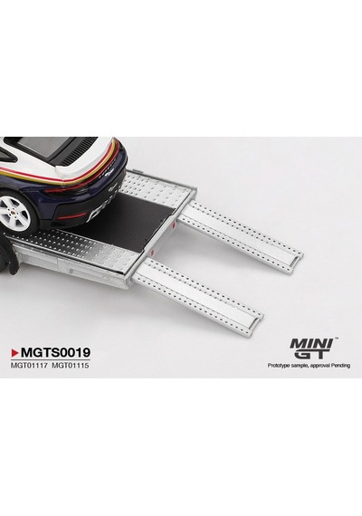 Mini Gt 1:64 Porsche 911 Dakar 718 Volkswagen Id. Buzz Roughroads Römorklu Set Mgts0019 Mavi