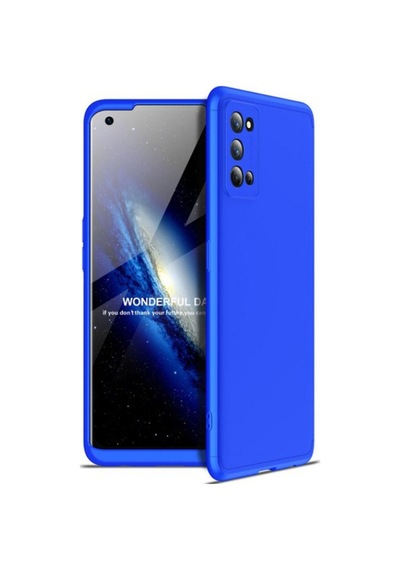 Realme 7 Pro Kılıf Zore Ays Kapak Mavi