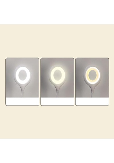 Kontrol 3 Renk Işık Modlu Akrobat Usb Led Kitap Okuma Işığı Usb Gece Işığı Lambası 20 Led Sesle Kontrol Masas Diğer