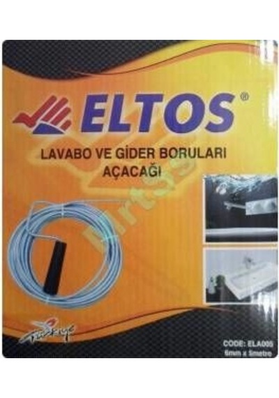 Lavabo Ve Gider Açma Teli Sustası Çelik Tel 3 Mt.