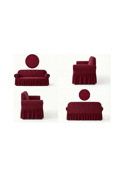 Jakarlı 3 Kişilik Koltuk Örtüsü.şal Desen Lastikli, Esnek,yıkanabilir Koltuk, Kanepe, Çekyat Kılıfı. Bordo - 797487192 Bordo Jakarlı 3 Kişilik Koltuk Örtüsü.şal Desen Lastikli, Esnek,yıkanabilir Koltuk, Kanepe, Çekyat Kılıfı. Bordo - 797487192 Bordo
