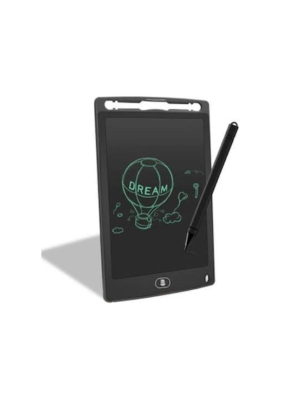 Çocuklar Için Deneme Yazı Resim Çiz Sil Yazı Tableti Kalemli Akıllı Defter Pano Siyah