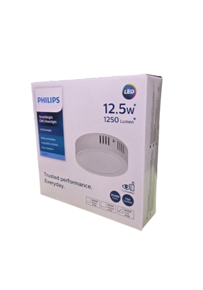 Philips Sıvaüstü Küçük Model Tavan Lamba 12,5w 3000k Sarı Işık 1250 Lümen 16,5 Cm Çapında Plastik Gövde 1