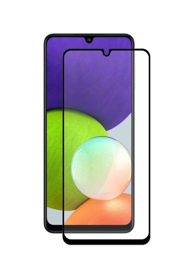 Samsung Galaxy M22 İle Uyumlu Şeffaf Ekranı Tam Kaplayan 5d Cam Kırılmaz Cam Ekran Koruyucu