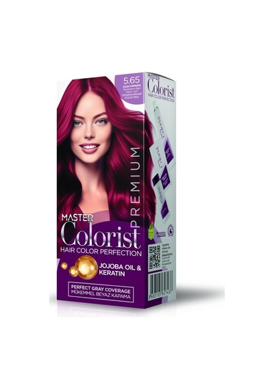 Premıum Yarı Kit Set Saç Boyası 5.65 Çilek Kırmızısı