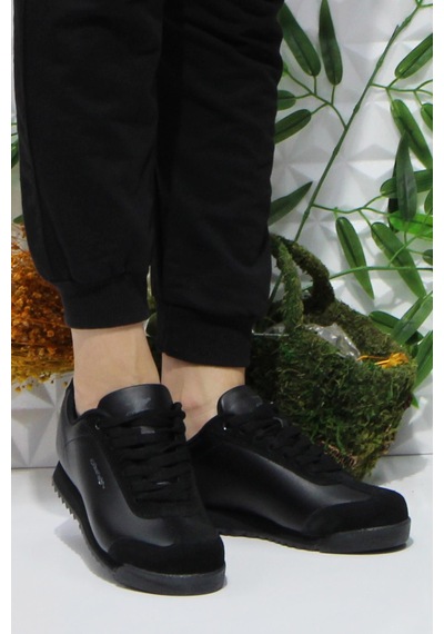Fort Cheta Peru Siyah Rahat Kadın Erkek Sneakers Spor Ayakkabı 001