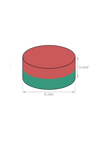 50 Adet 6Mm X 3Mm Yuvarlak Güçlü Neodyum Mıknatıs Magnet