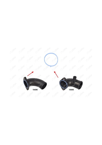 Nıfea Turbo Borusu Ford Transıt V348 2.4 Tdci 06 11 19497 6c1q6k686ac 1372803 8c166k686ba
