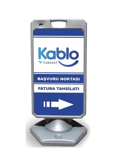 Kablo   Reklam ve Yönlendirme Uyari Dubasi A Tabela Gri