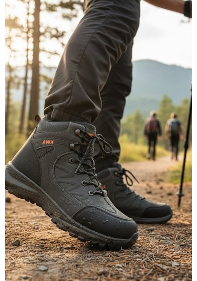 Enoch Erkek Füme Antrasit Waterproof Outdoor Trekking Ve Dağcı Botu Füme