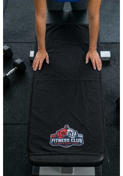 Sports Dijital Baskılı 50x100 Cm Spor Havlusu Sport5 Siyah