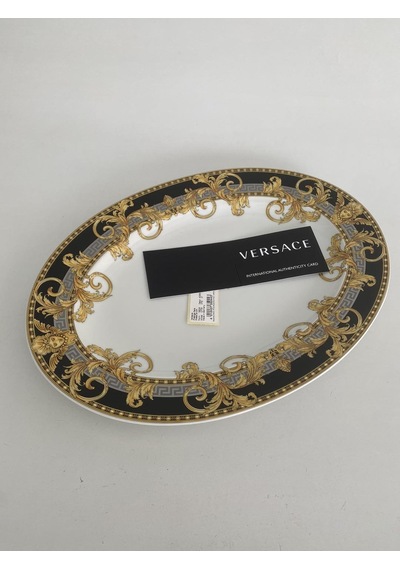 Versace Prestige Gala Oval Porselen Servis Tabağı 34 Cm 19325-403637-12734