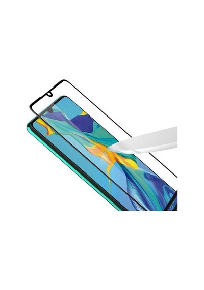 Huawei P30 Pro İle Uyumlu Şeffaf Esnek Kavisli Ekranı Tam Kaplayan Pet Ekran Koruyucu
