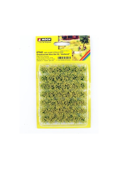 Noch 7043 Çiçeklenen Çayır Öbekleri, Sarı Flok, Mini Set Xl, 42 Adet, 9 Mm Diorama Malzemesi-58262