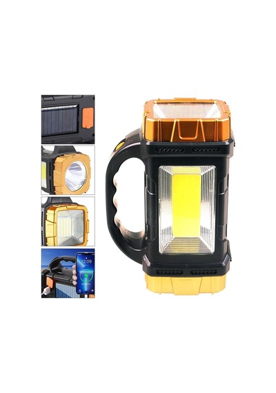 El Feneri Projektör Solar Şarjlı 25w Led+smd+cob Gl-2289