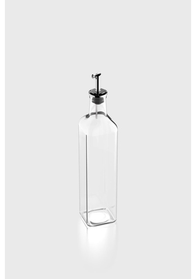 Renga Voca 500 Ml Metal Kapaklı Tıpalı Cam Yağlık 151007 Gümüş