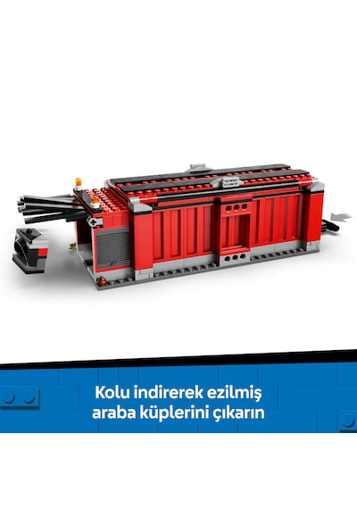 LEGO® City Hurdalık ve Arabalar 60472 - 7 Yaş ve Üzeri Çocuklar için Yaratıcı Oyuncak Yapım Seti (871 Parça)
