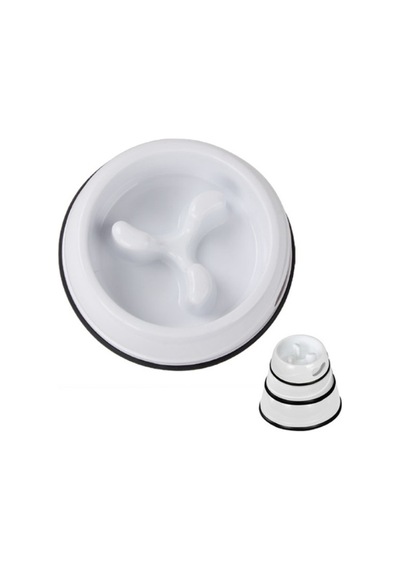 Pawise 16 x 5 CM Slow Eat Yavaş Yeme Köpek Mama Kabı 500 ML