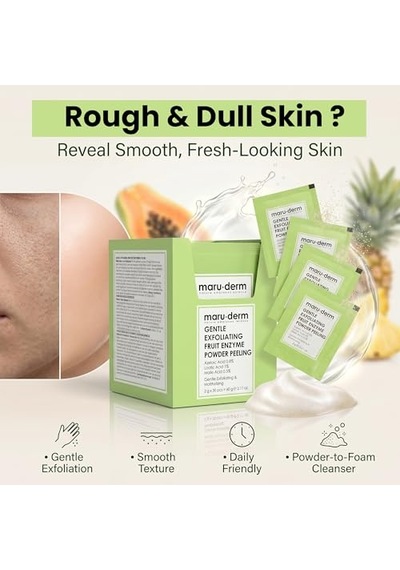Maru.derm Hassas Ciltler İçin Meyve Enzimli Pudra Peeling 60 G