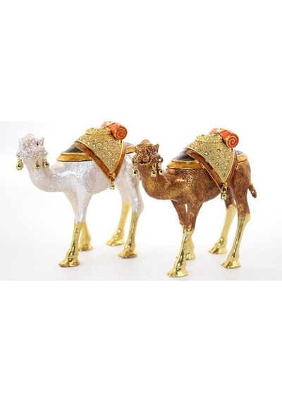 Swarovski Taşlı Tekli Deve Figürü Model 9