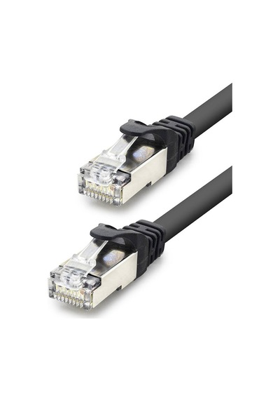 Cat7 Ethernet Patch Kablosu 10 Gbps 600 Mhz 5 M - Siyah Hdx5093 Evimdeyokyok