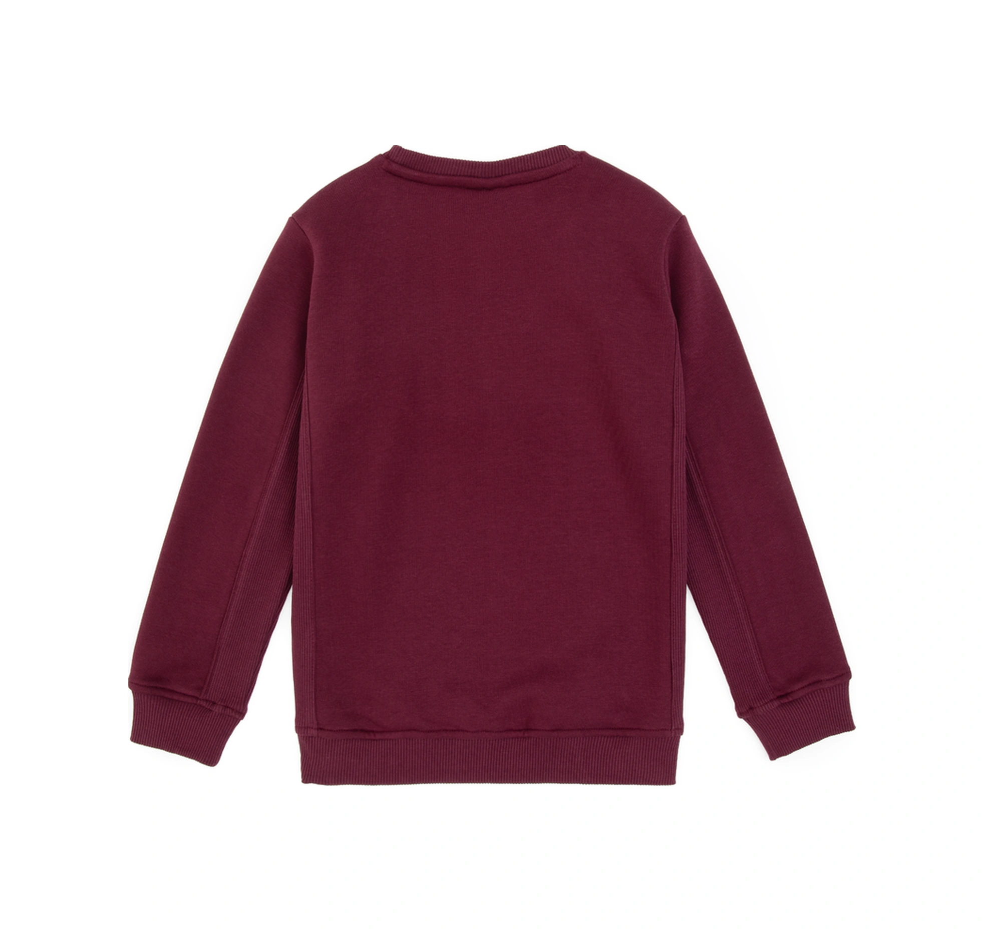 U.S. Polo Assn. Erkek Çocuk Bordo Şardonlu Bisiklet Yaka Sweatshirt 50316406-VR177