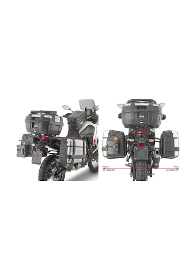 Gıvı Plo2145Mk Yamaha Tenere 700 (19-21) Yan Çanta Taşıyıcı