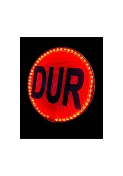Dur Levhası Ledli Uyarı Tabelası Stop İkaz Levhası Onkar Otk-24363