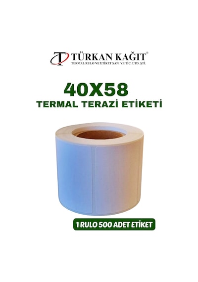 40x58 Terazi Etiketi 1 Rulo 500 Etiket